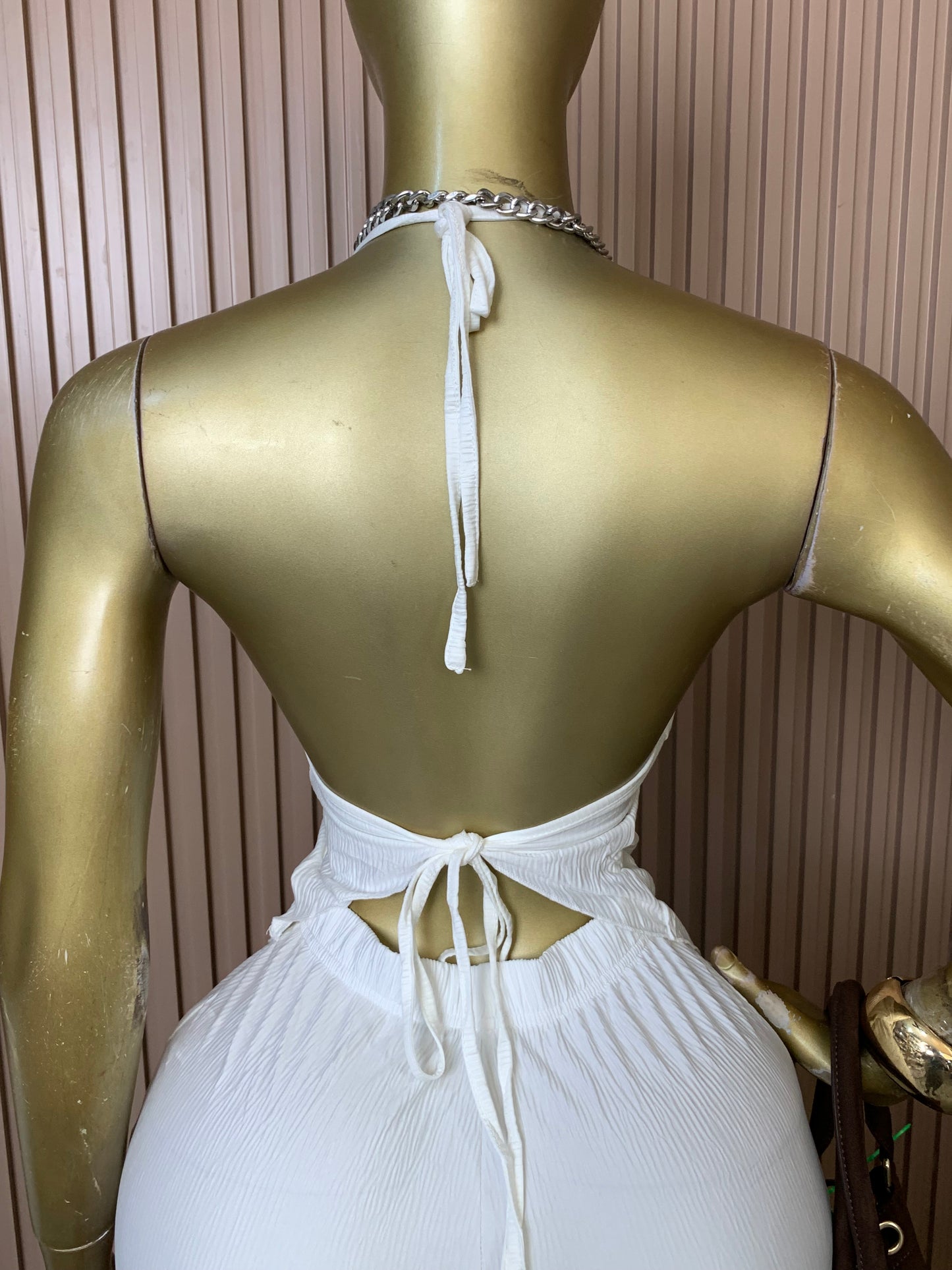 Unforgettable14 SIZE8 Length39 Brand new white two piece