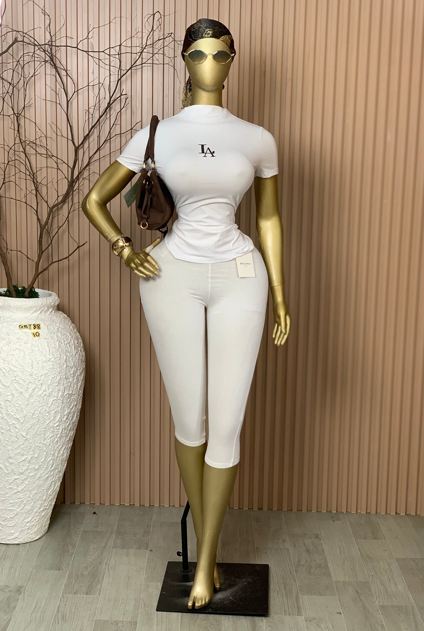 SIZE10 GLAMOUR BASIC TOP88 WHITE