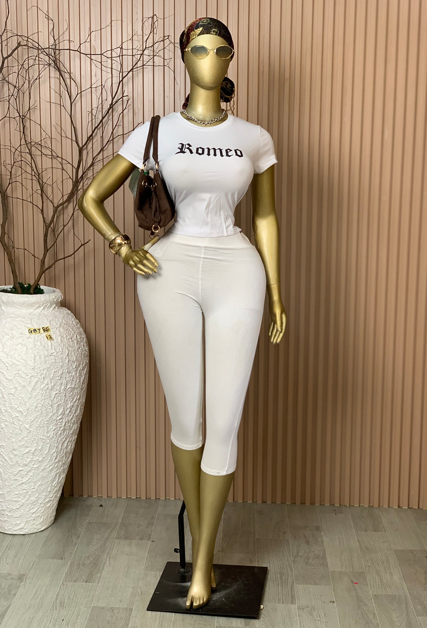 SIZE12 GLAMOUR BASIC TOP86 WHITE