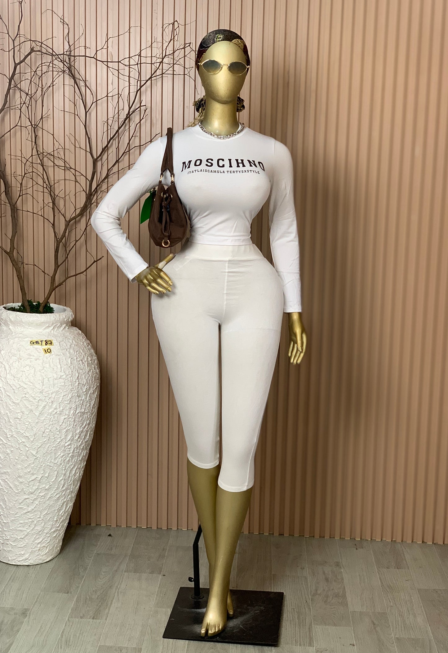 SIZE10 GLAMOUR BASIC TOP87 WHITE