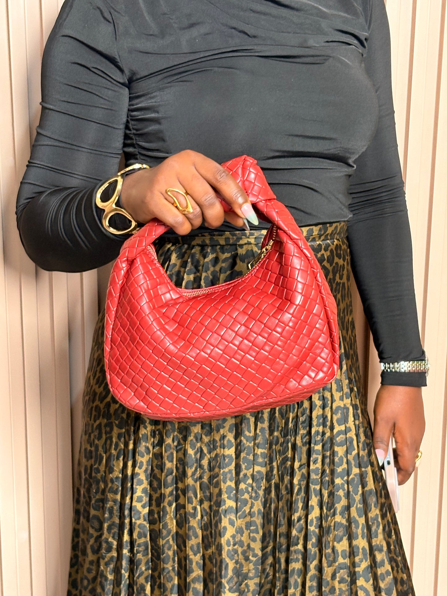 Luxe bag28(Burgundy)