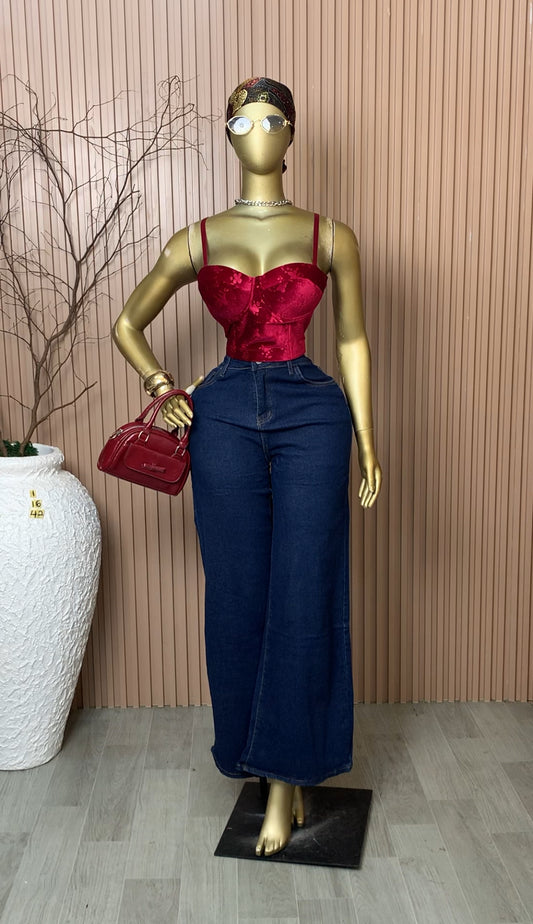 SIZE10,12,14&16 ARIA1 Length42 Baggy jean