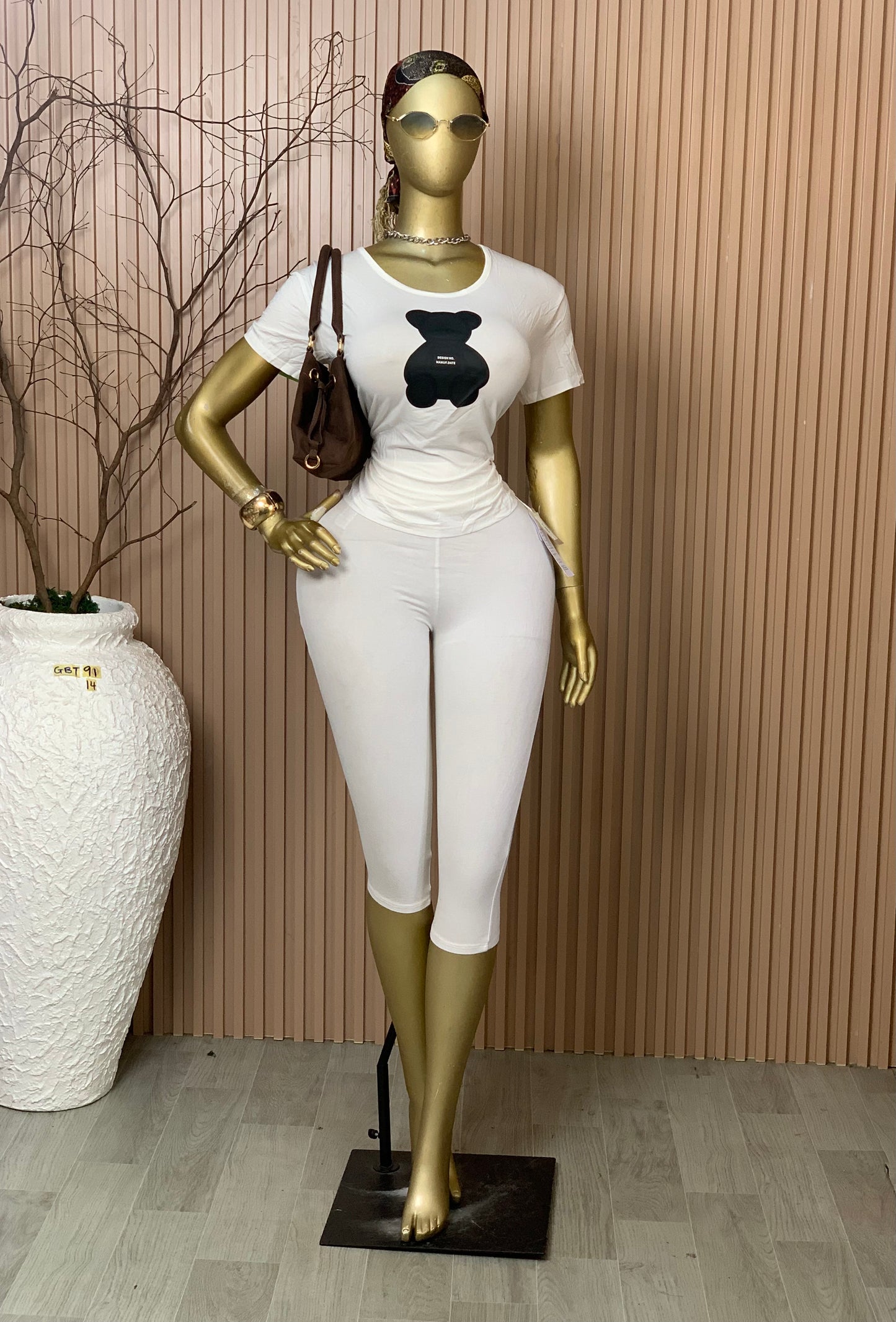 SIZE14 GLAMOUR BASIC TOP91 WHITE