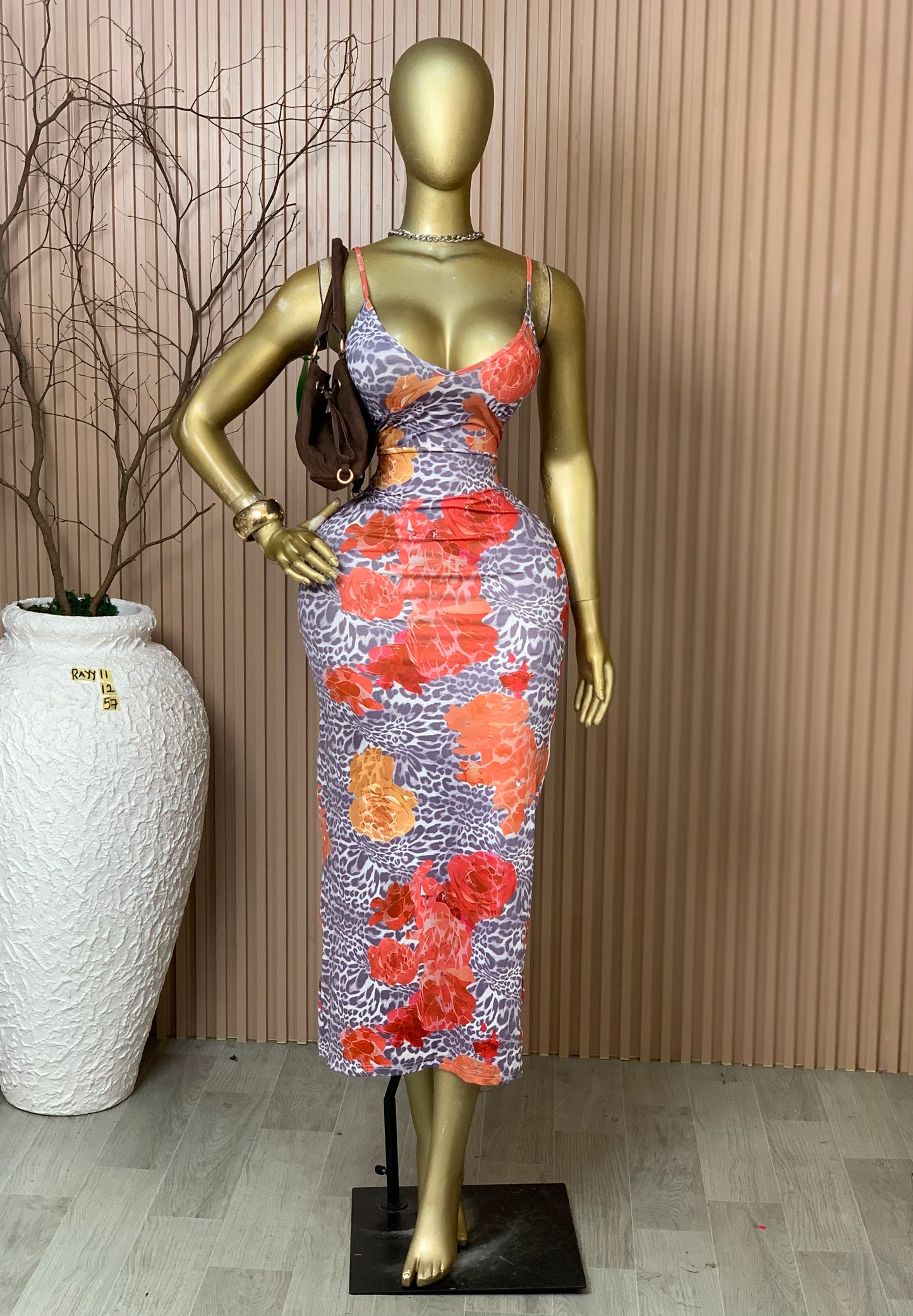 SIZE12 RAYY11 Length57 Brand new floral dress