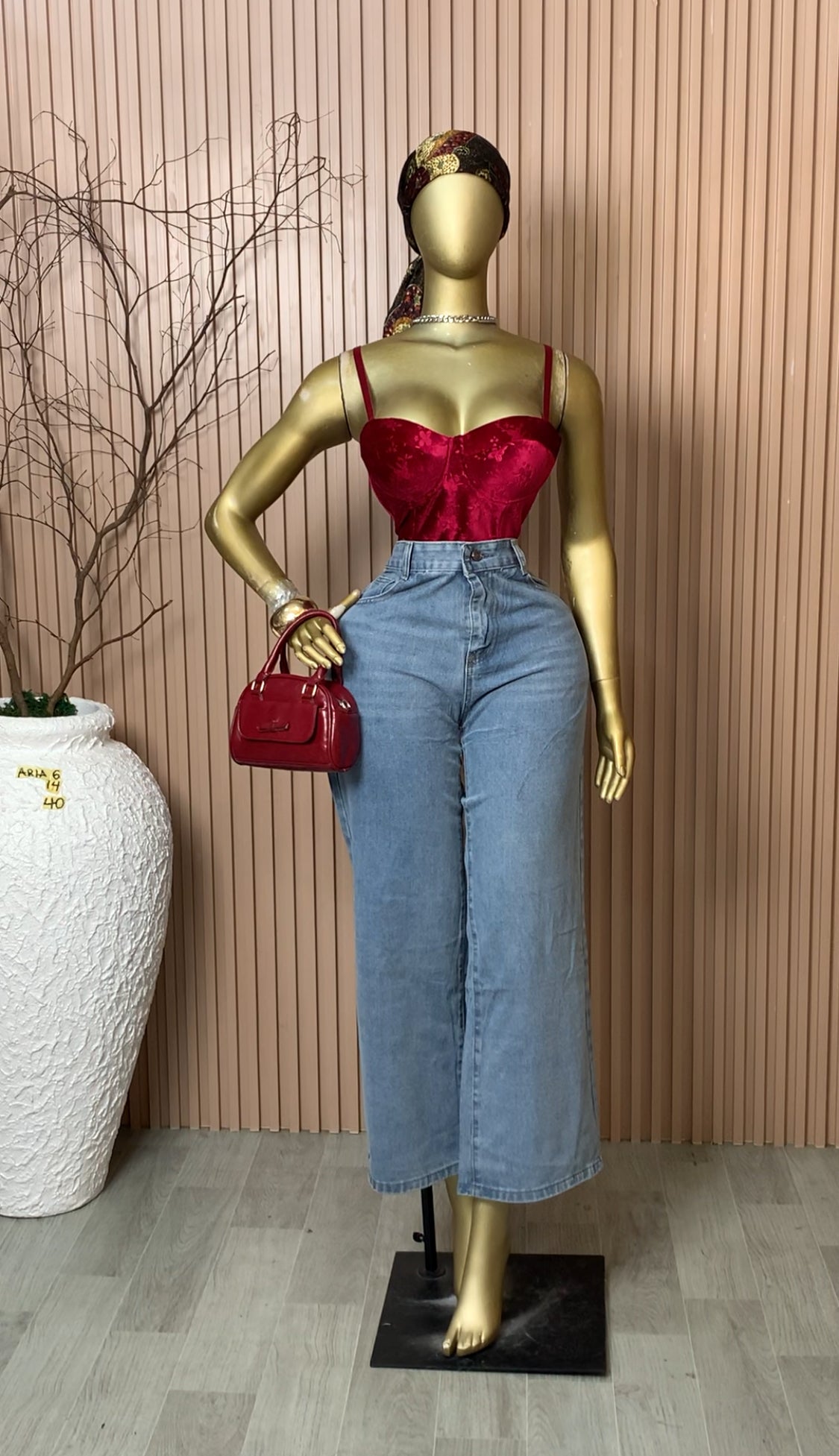 SIZE10,12&14ARIA3 Length42 Baggy jean