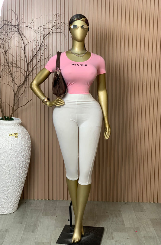SIZE10 GLAMOUR BASIC TOP71 PINK