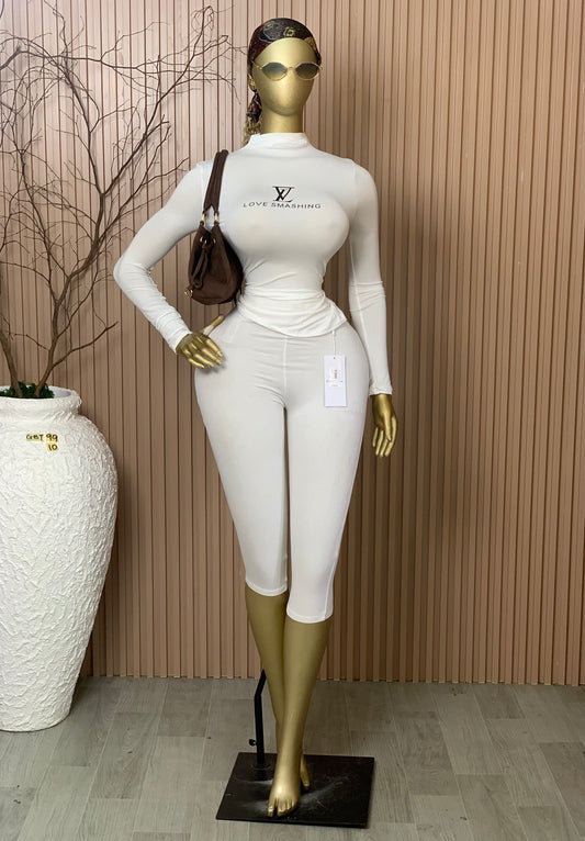 SIZE10 GLAMOUR BASIC TOP99 WHITE