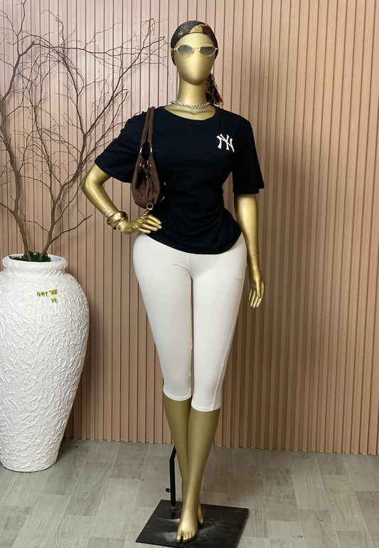 SIZE14 GLAMOUR BASIC TOP75 BLACK