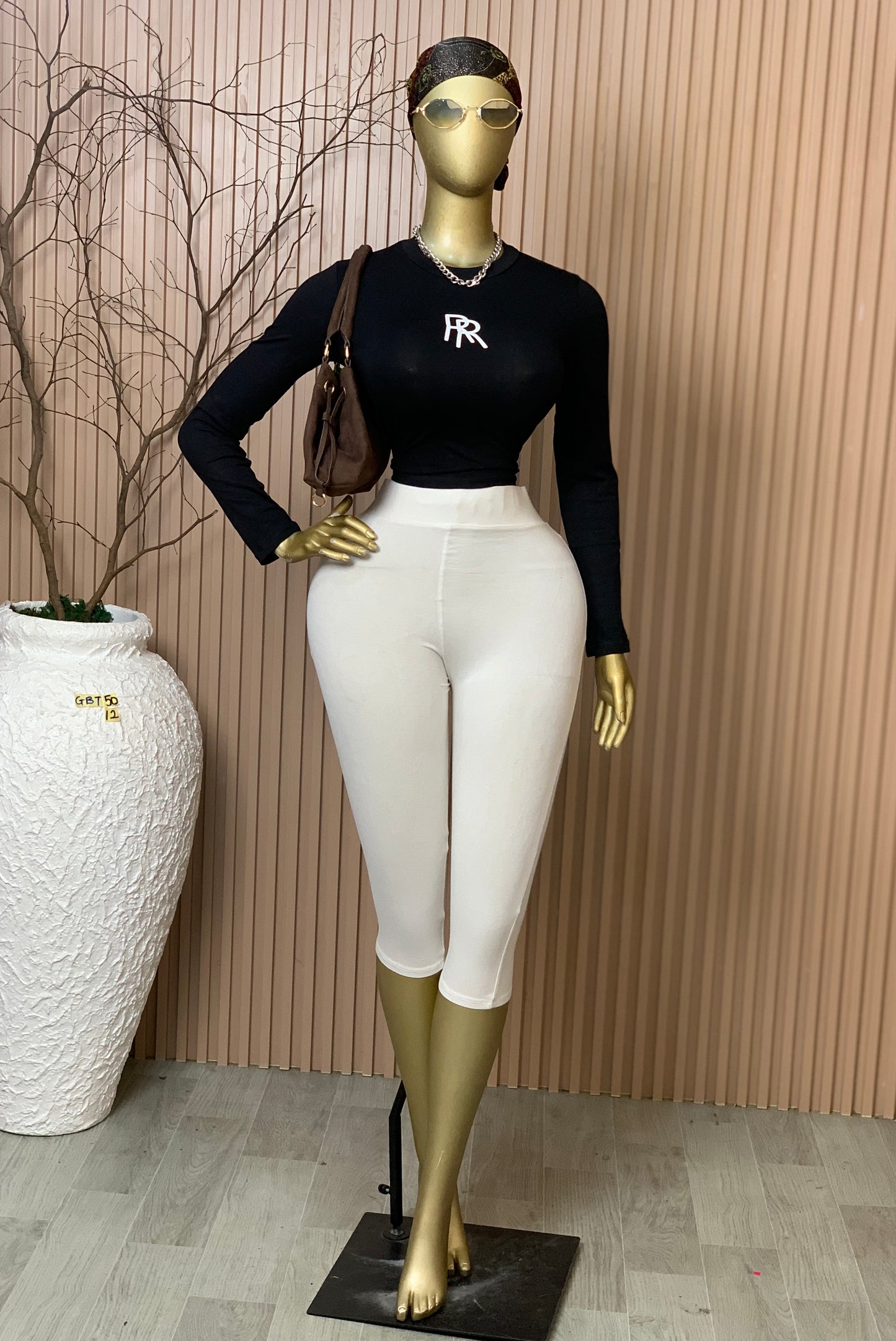 SIZE12 GLAMOUR BASIC TOP50 BLACK