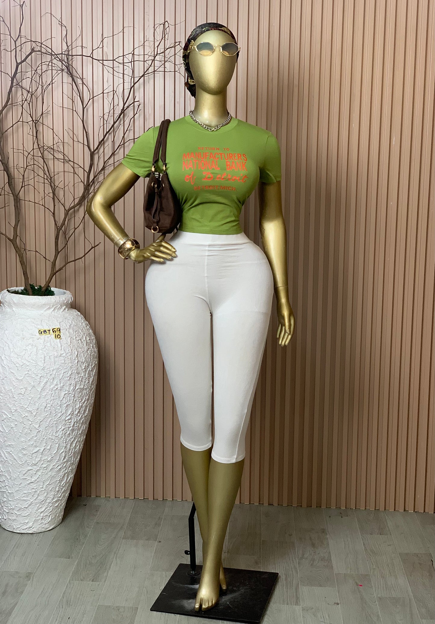 SIZE10 GLAMOUR BASIC TOP69 GREEN