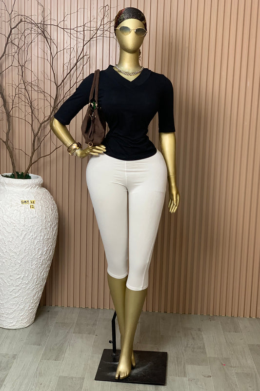 SIZE12 GLAMOUR BASIC TOP21 BLACK