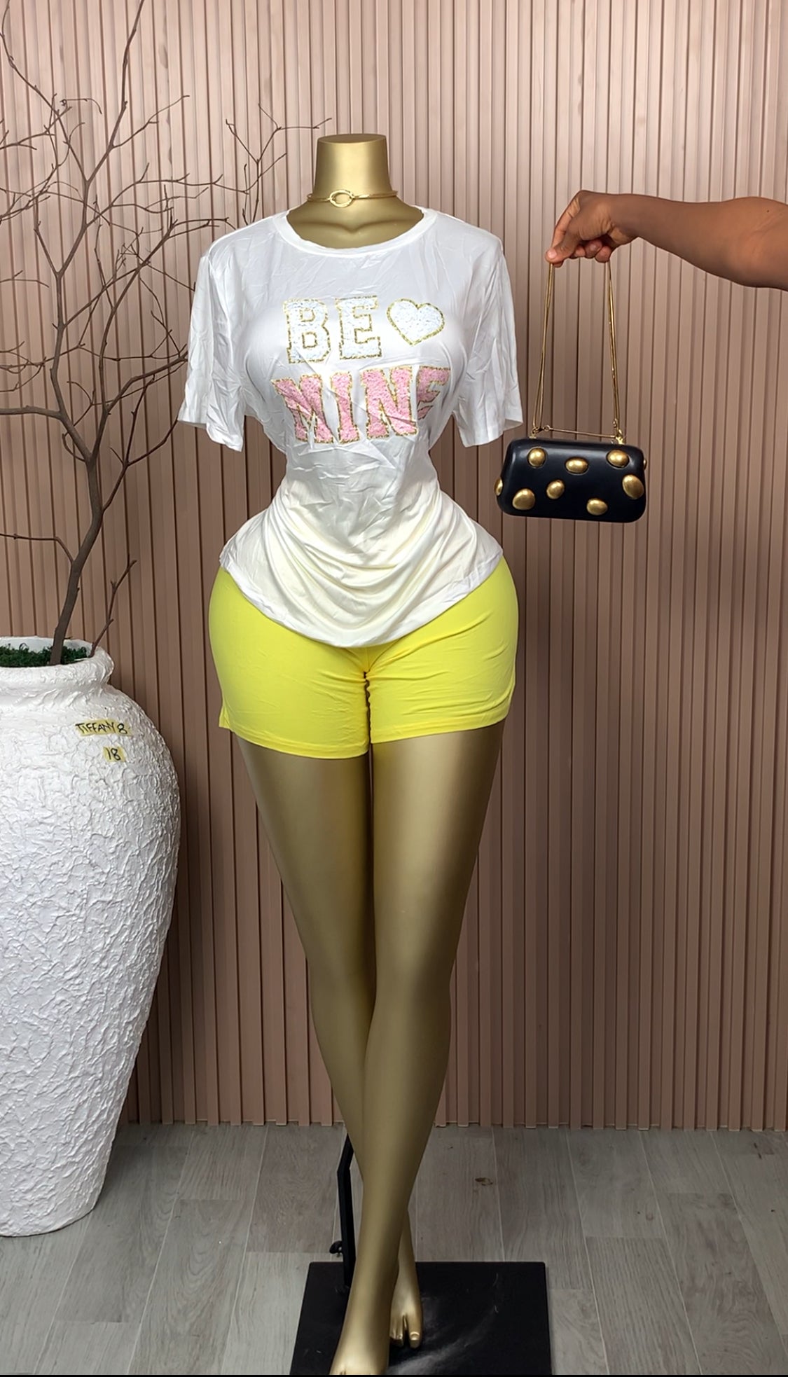 UK Size 6,12&18 Tiffany8 Brand New Two Piece White&Yellow