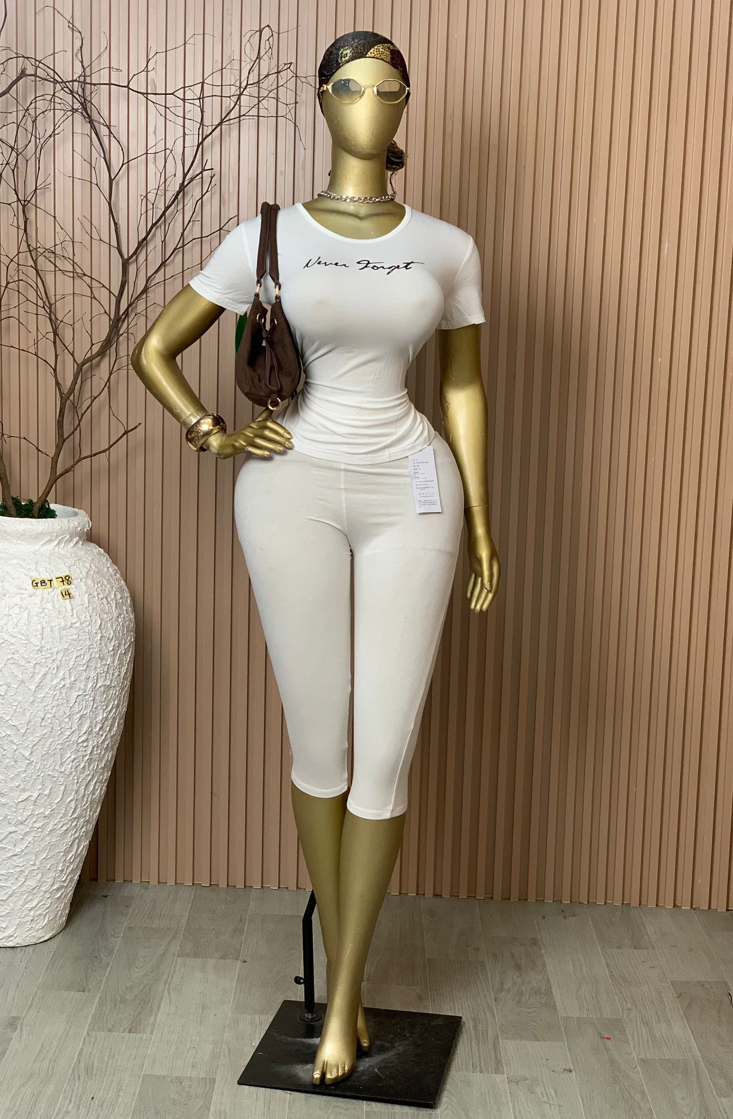 SIZE14 GLAMOUR BASIC TOP78 WHITE