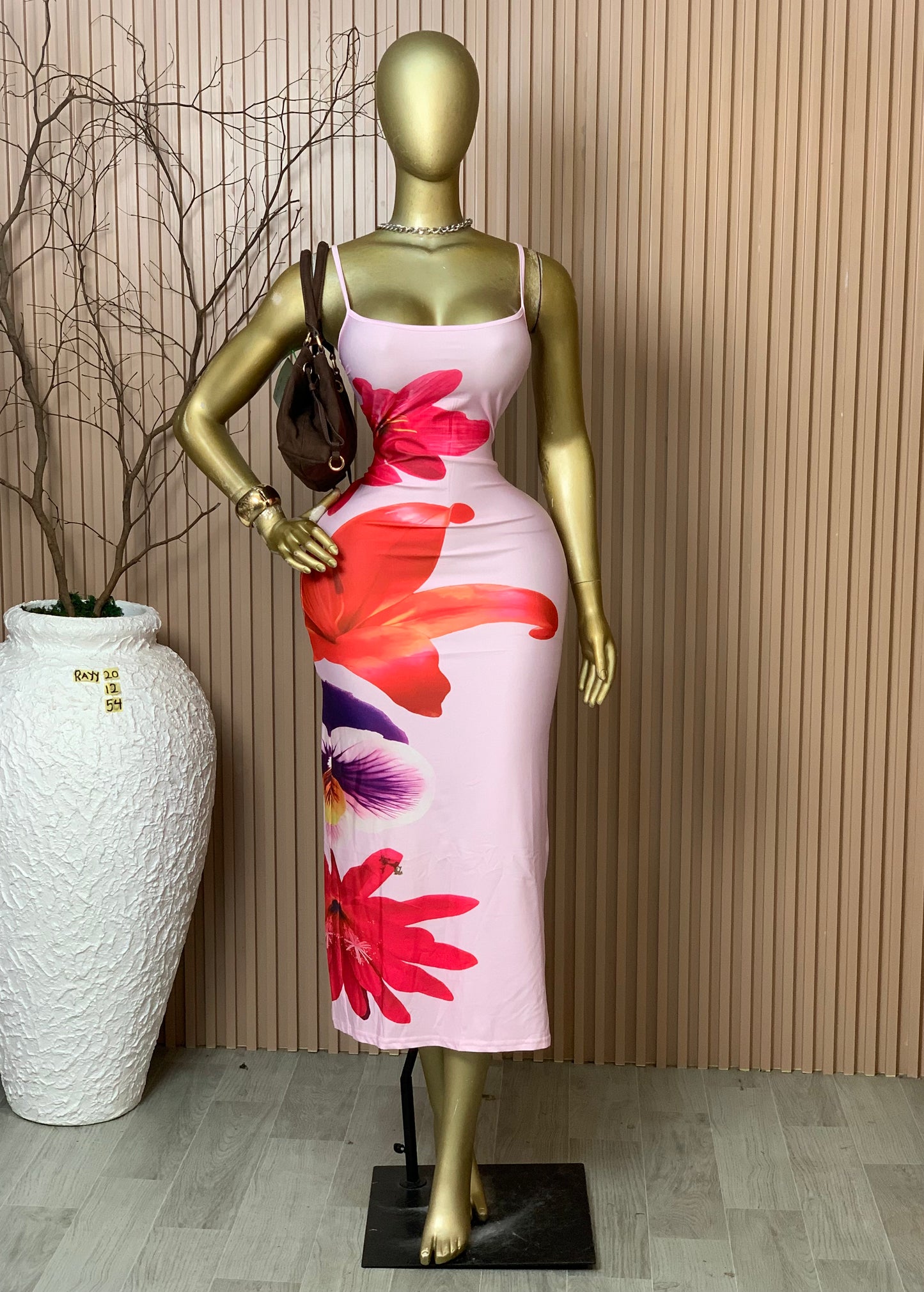 SIZE12 RAYY20 Length54 Brand new floral dress