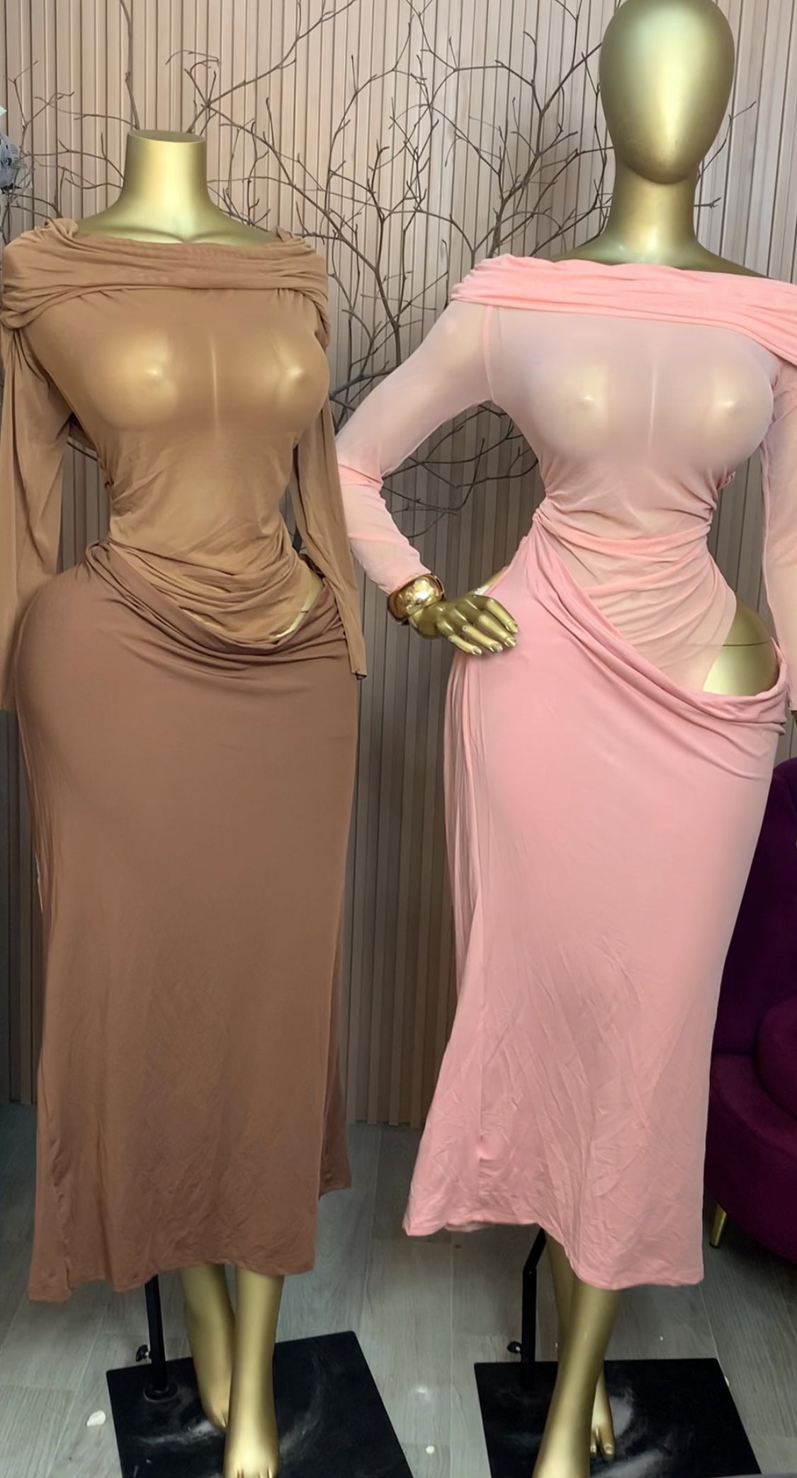 LOVE ME RIGHT SIZE14&20 (brown & pink)