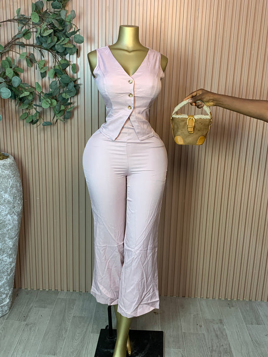 SIZE8 PEACH TWO PIECE SET