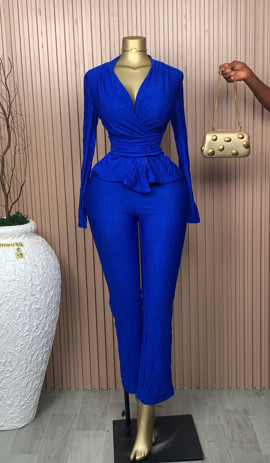 UK Size 8 Tiffany33 Brand New Two Piece Blue Length39
