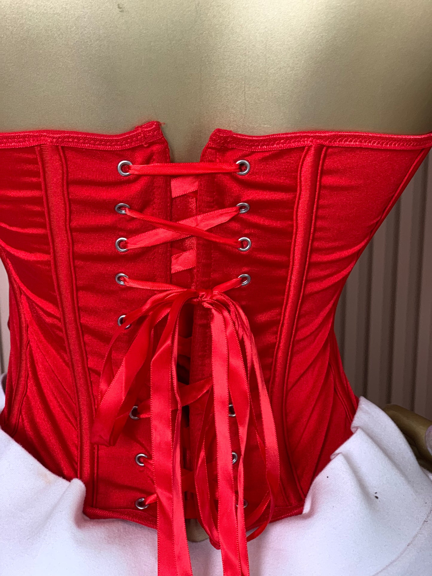 SIZE10 GLAMOUR CORSET RED37